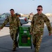 10th EAEF Personnel Load Medical Equipment for Aeromedical Mission at Camp Lemonnier