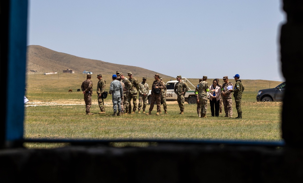 [Khaan Quest 2025] Lt. Gen. Vowell visits Soldiers in Mongolia