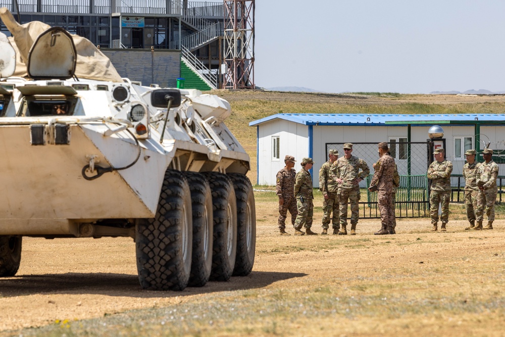 [Khaan Quest 2025] Lt. Gen. Vowell visits Soldiers in Mongolia