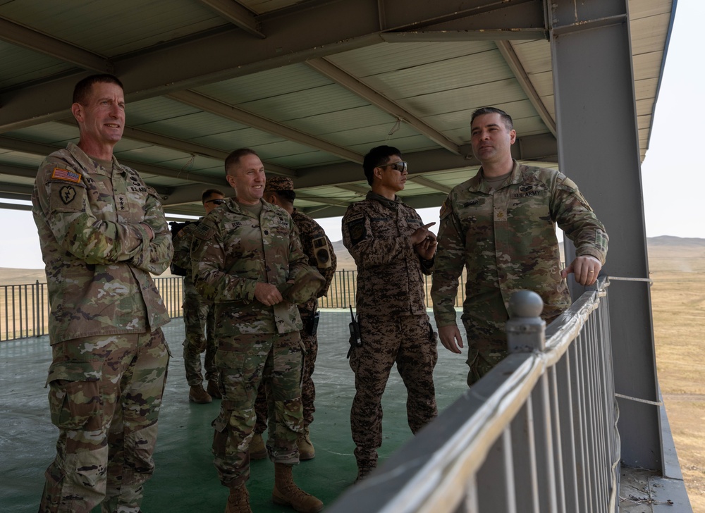 [Khaan Quest 2025] Lt. Gen. Vowell visits Soldiers in Mongolia