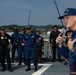 The Legend-class USCGC Stratton departs Fleet Activities Yokosuka