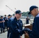 The Legend-class USCGC Stratton departs Fleet Activities Yokosuka