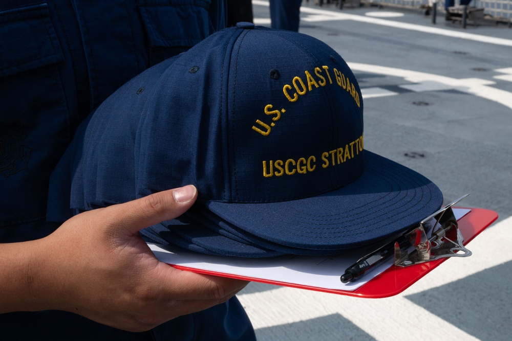 The Legend-class USCGC Stratton departs Fleet Activities Yokosuka