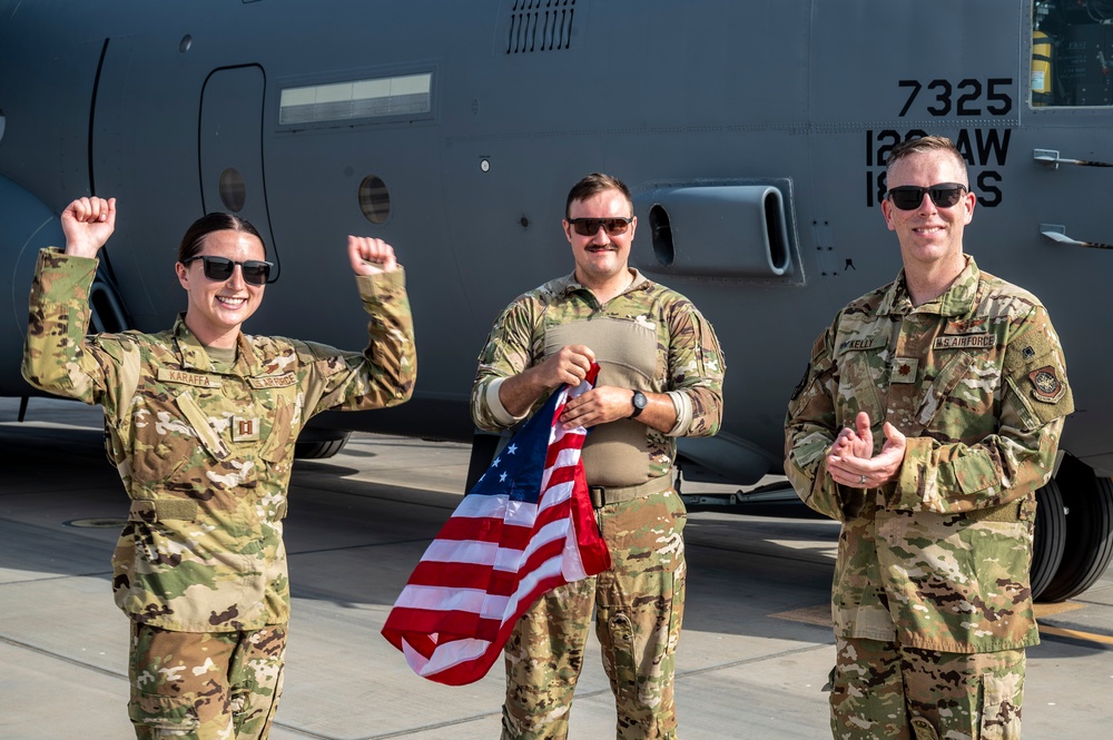 10th Expeditionary Aeromedical Evacuation Flight Airman Promoted Before Mission