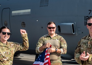 10th Expeditionary Aeromedical Evacuation Flight Airman Promoted Before Mission