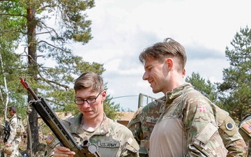 Michigan Army National Guard and Danish Armed Forces enhance squad tactics in Latvia