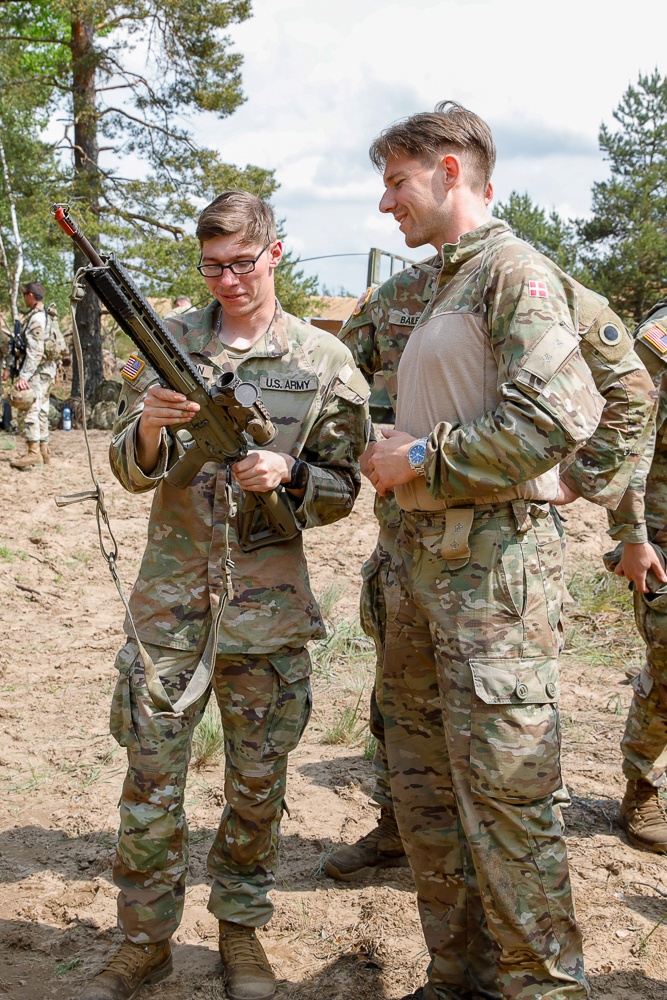 Michigan Army National Guard and Danish Armed Forces enhance squad tactics in Latvia
