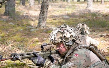 Michigan Army National Guard and Danish Armed Forces enhance squad tactics in Latvia