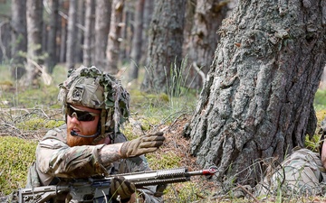 Michigan Army National Guard and Danish Armed Forces enhance squad tactics in Latvia