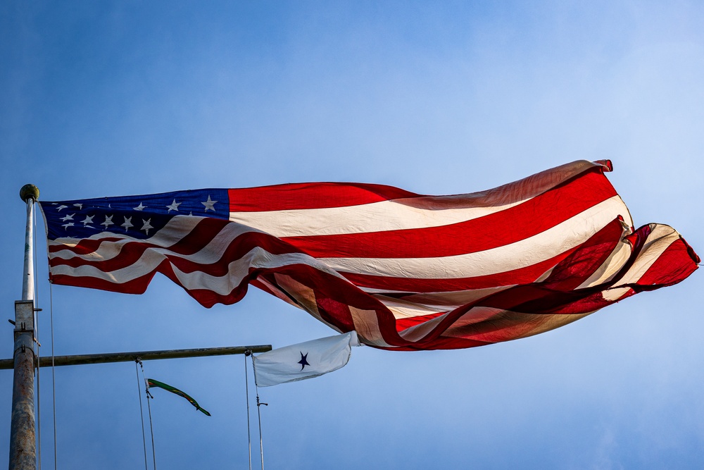 Ceremonial Flag Flying in Celebration of PNSYs 225th Anniversary