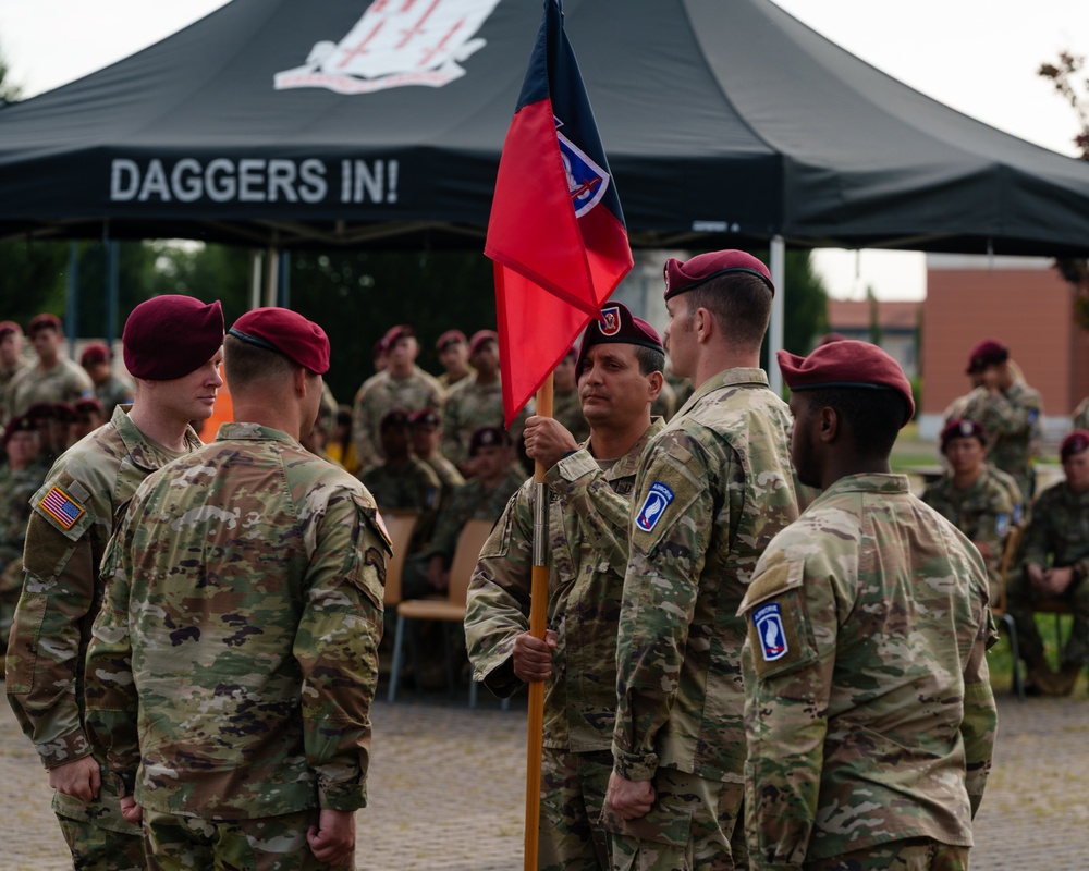 173rd Airborne Brigade, BSB. HHC BDE, Change Of Command