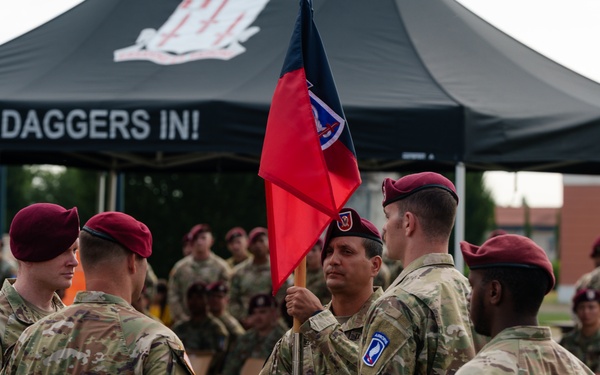 173rd Airborne Brigade, BSB. HHC BDE, Change Of Command