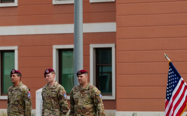 173rd Airborne Brigade, BSB. HHC BDE, Change Of Command