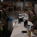 Chaplain crew talks to participants of Cardinal Strike about deployment readiness.