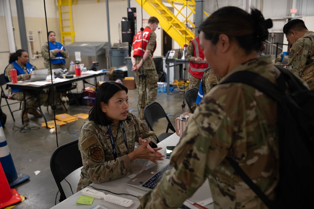 Cardinal Strike participant gets briefed on medical preparation