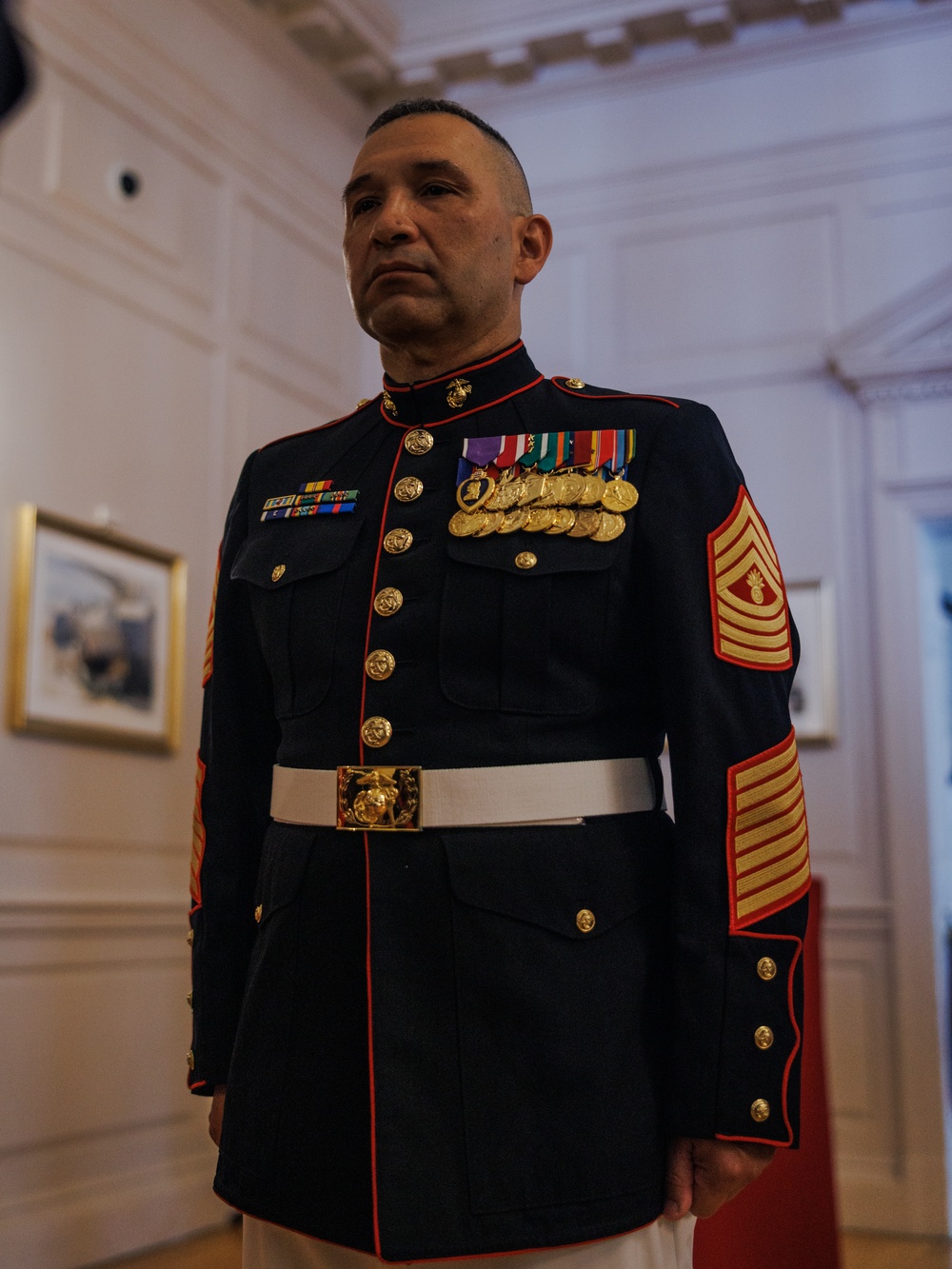 Master Gunnery Sgt. Fernando Llanos' Retirement Ceremony