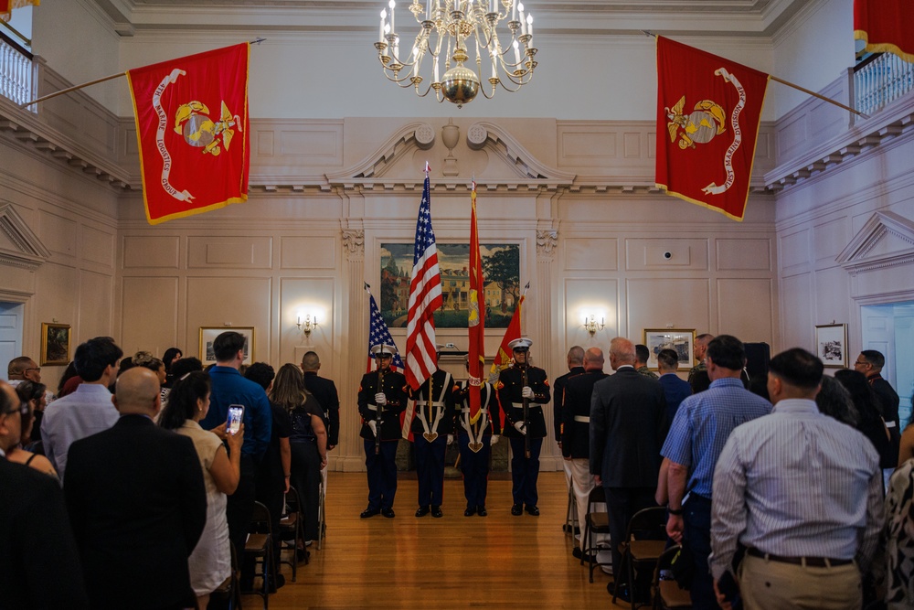 Master Gunnery Sgt. Fernando Llanos' Retirement Ceremony