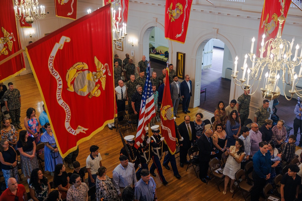 Master Gunnery Sgt. Fernando Llanos' Retirement Ceremony