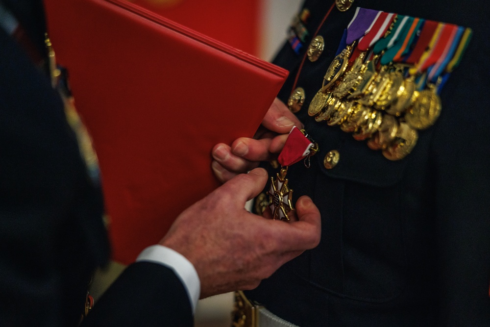 Master Gunnery Sgt. Fernando Llanos' Retirement Ceremony