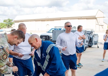 190th ARW Leaders Gear Up for Warrior Day with Team-Based Readiness Challenge