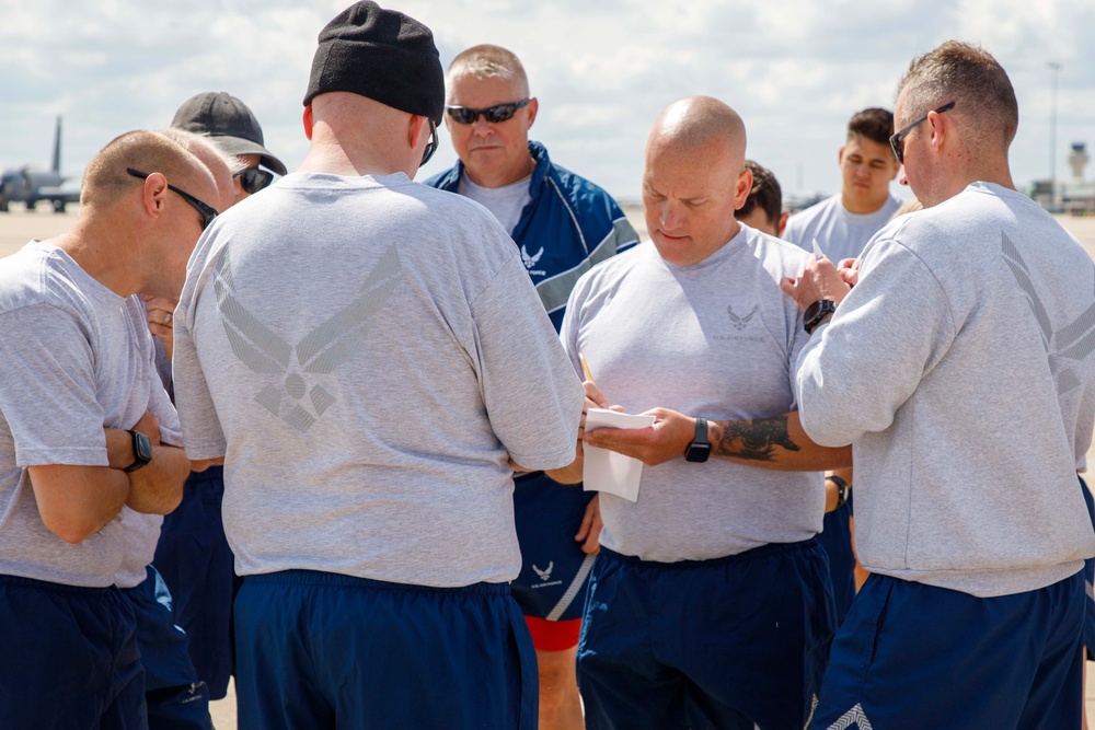 190th ARW Leaders Gear Up for Warrior Day with Team-Based Readiness Challenge