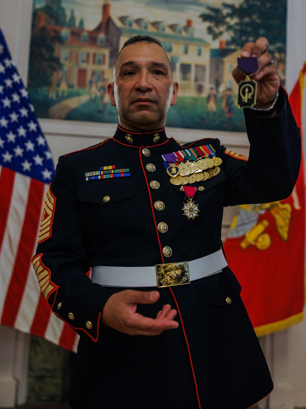 Master Gunnery Sgt. Fernando Llanos' Retirement Ceremony