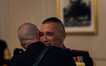 Master Gunnery Sgt. Fernando Llanos' Retirement Ceremony