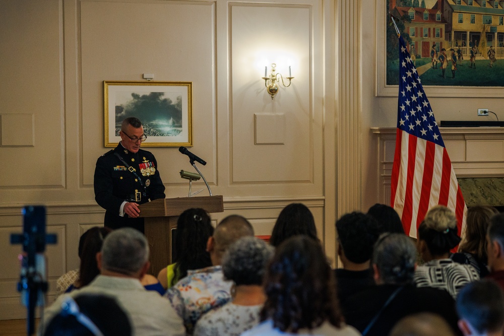 Master Gunnery Sgt. Fernando Llanos' Retirement Ceremony