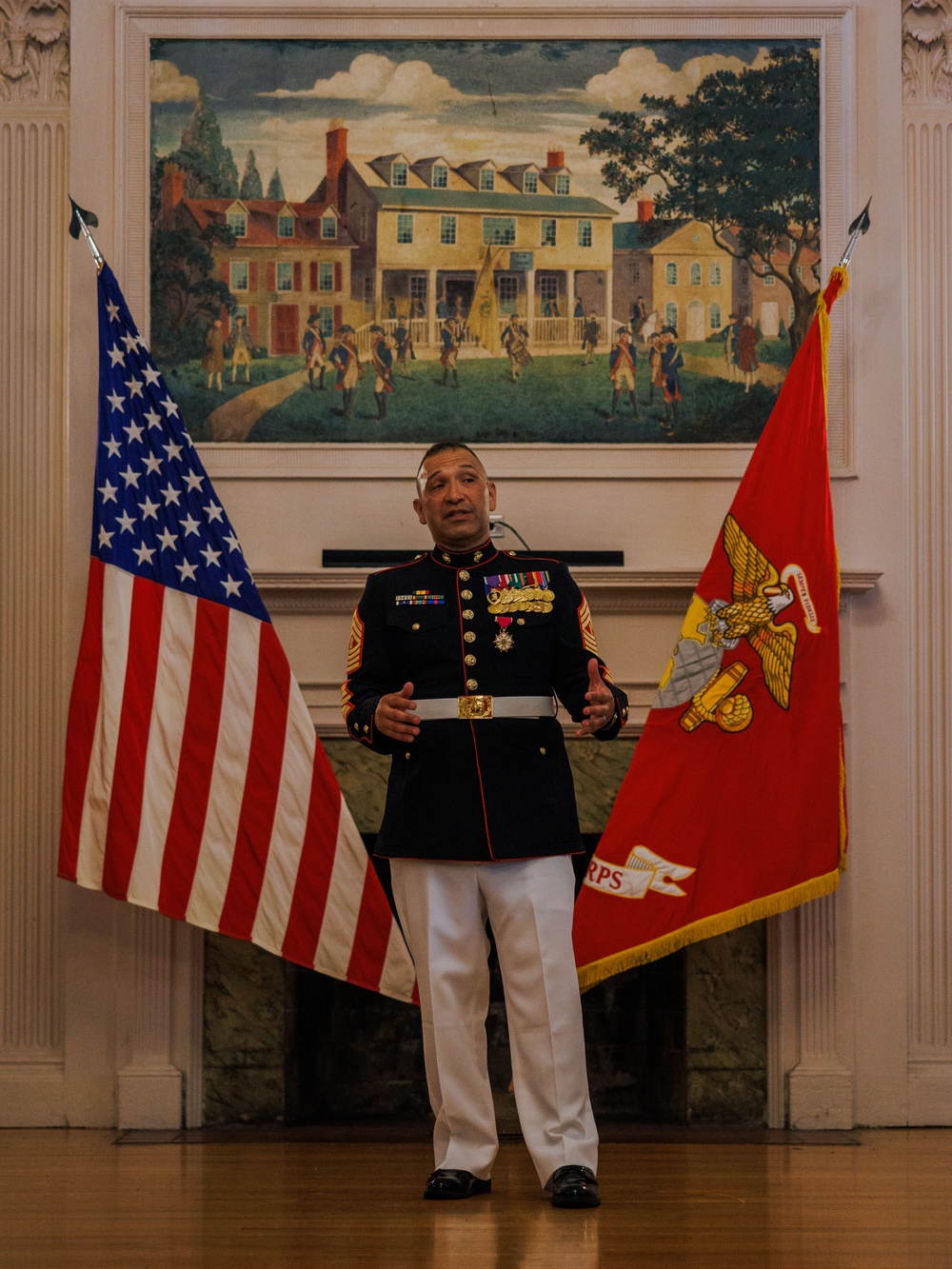 Master Gunnery Sgt. Fernando Llanos' Retirement Ceremony