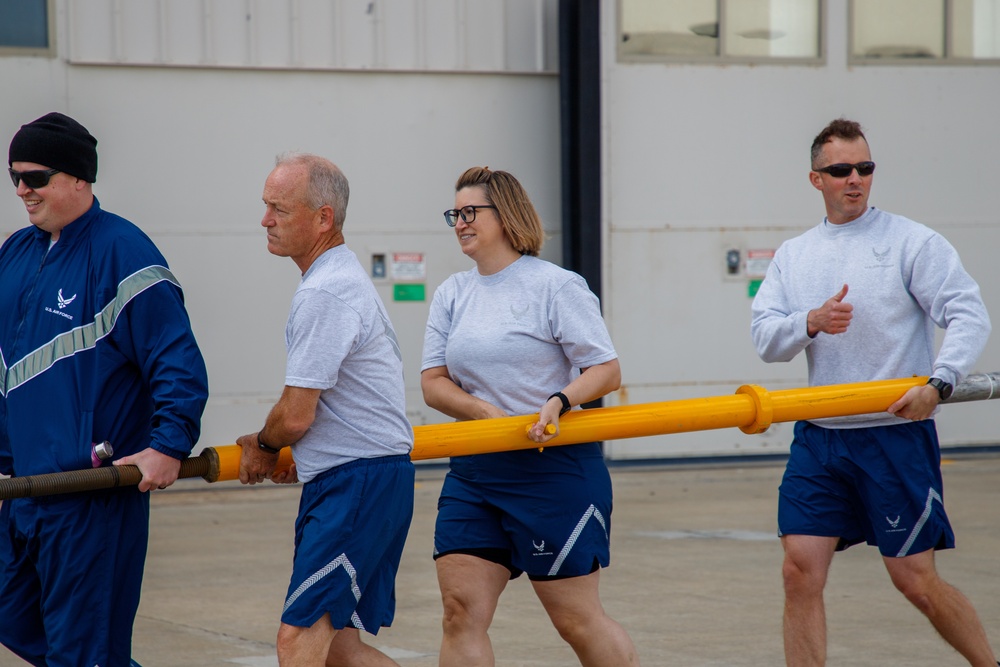 190th ARW Leaders Gear Up for Warrior Day with Team-Based Readiness Challenge