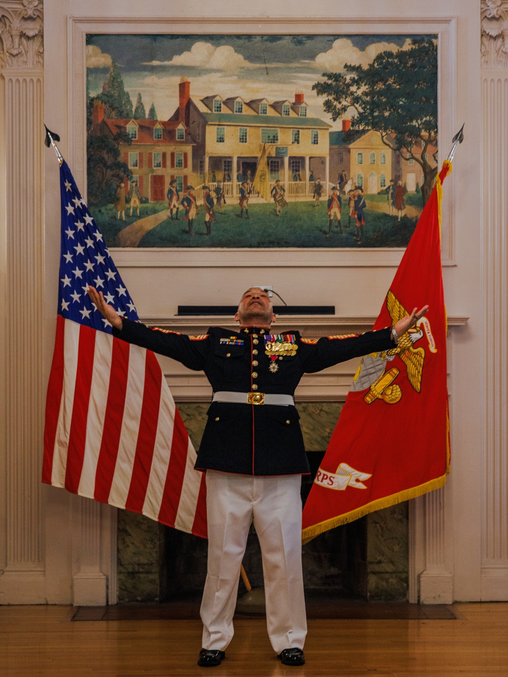 Master Gunnery Sgt. Fernando Llanos' Retirement Ceremony