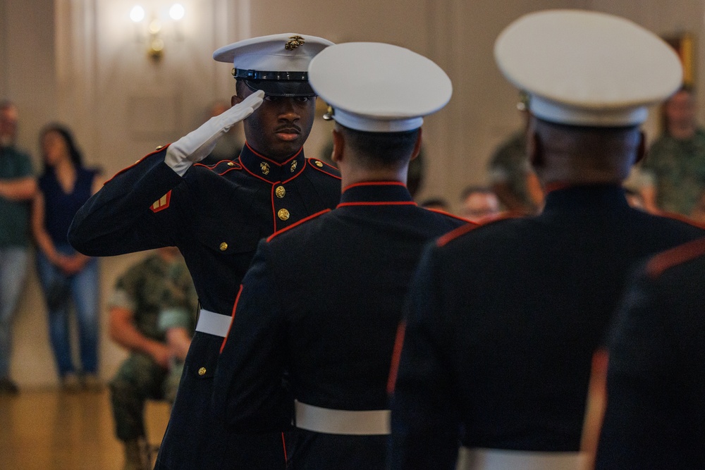 Master Gunnery Sgt. Fernando Llanos' Retirement Ceremony