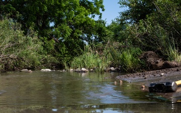 22 CES revitalizes McConnell creek and protects infrastructure with revetment project