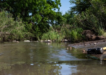 22 CES revitalizes McConnell creek and protects infrastructure with revetment project