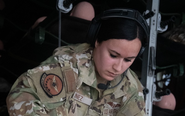 Captain Nunez prepares for a simulated mass casualty event
