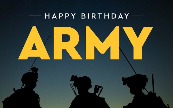 Army Birthday Social Media Graphic