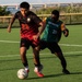 USS John C. Stennis (CVN 74) Sailors Participate in Soccer Game
