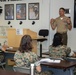 Sgt. Maj. Carlos Ruiz visits Quantico COMMSTRAT