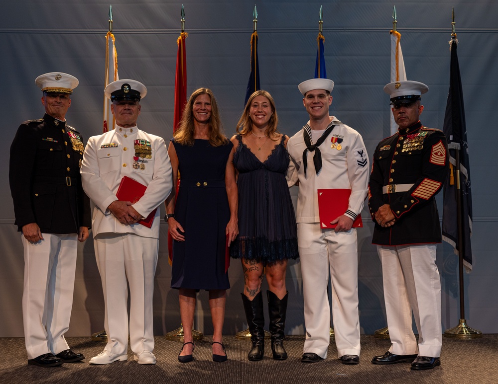 Command Master Chief Mussett's Retirement Ceremony