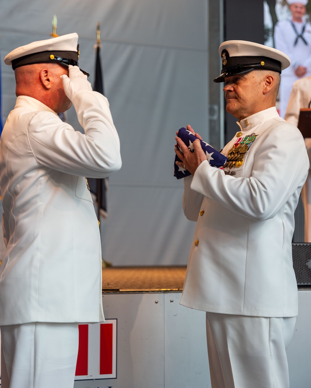 Command Master Chief Mussett's Retirement Ceremony
