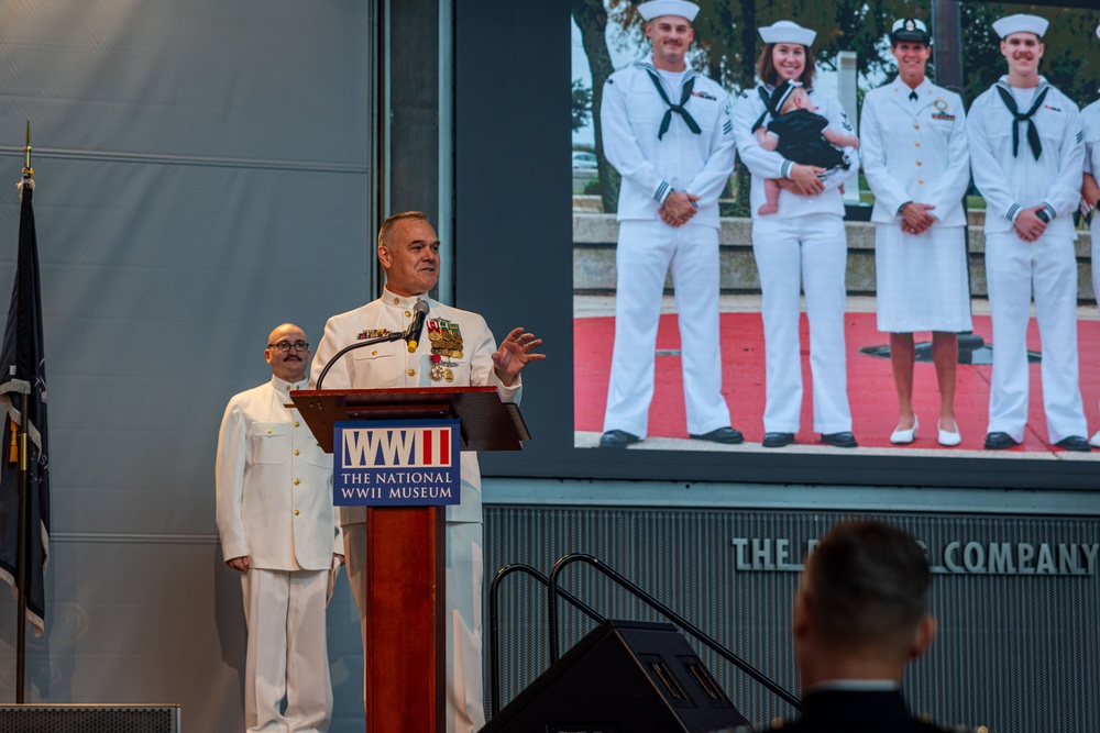 Command Master Chief Mussett's Retirement Ceremony