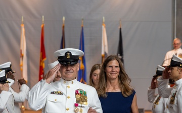 Command Master Chief Mussett's Retirement Ceremony