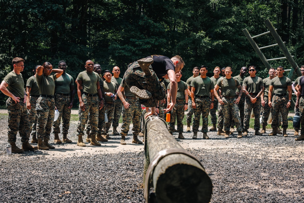 Force Fitness Instructor Course 3-25 conducts obstacle course demo