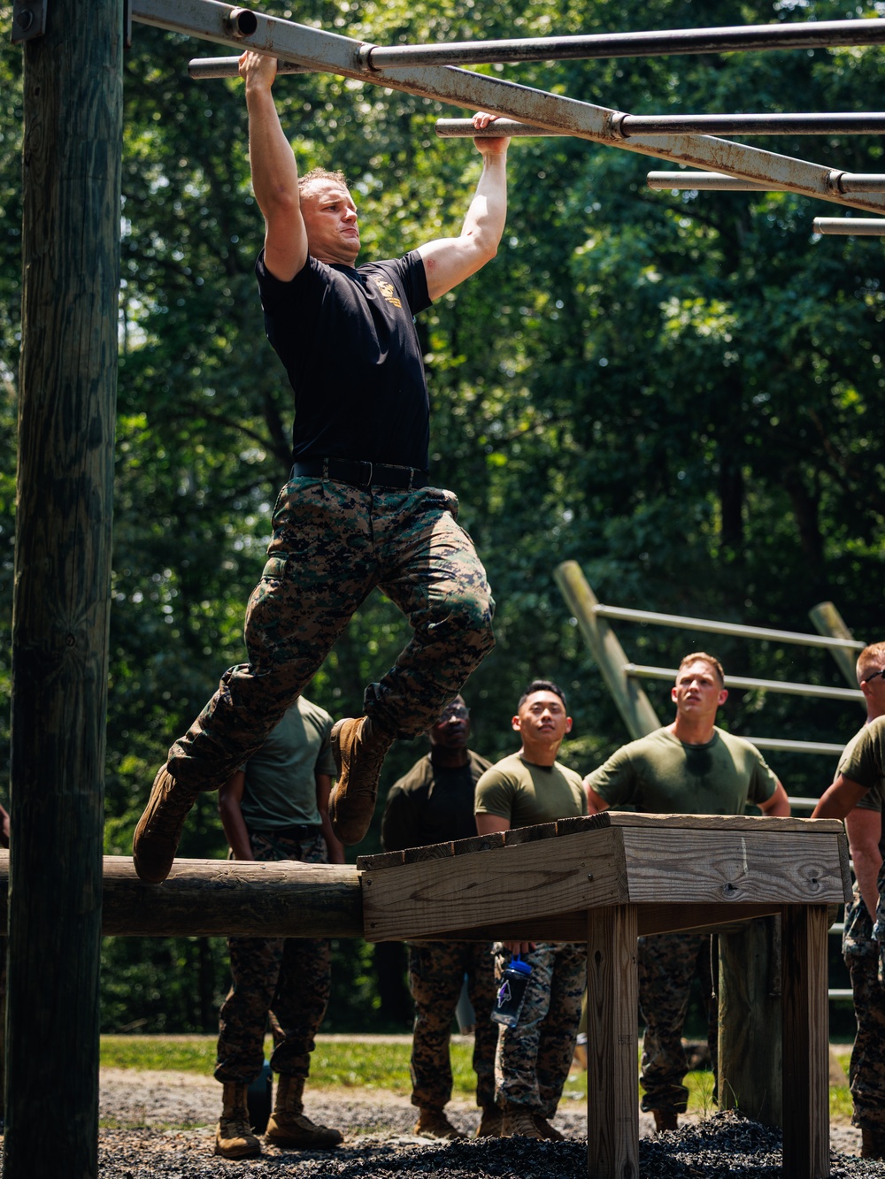 Force Fitness Instructor Course 3-25 conducts obstacle course demo
