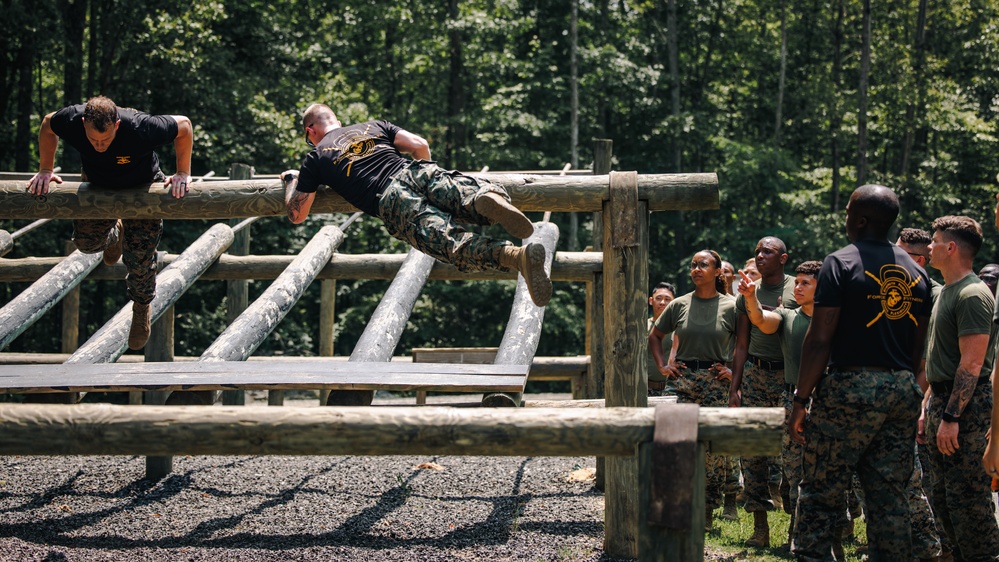 Force Fitness Instructor Course 3-25 conducts obstacle course demo