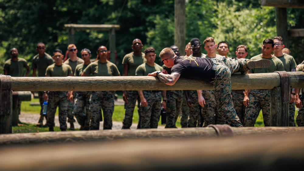 Force Fitness Instructor Course 3-25 conducts obstacle course demo