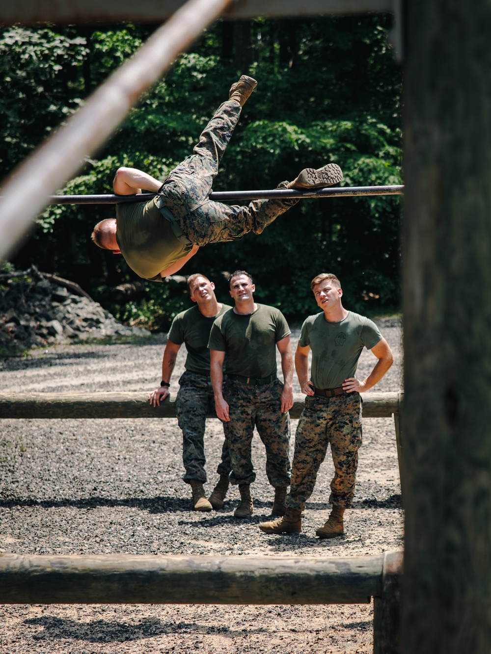 Force Fitness Instructor Course 3-25 conducts obstacle course demo