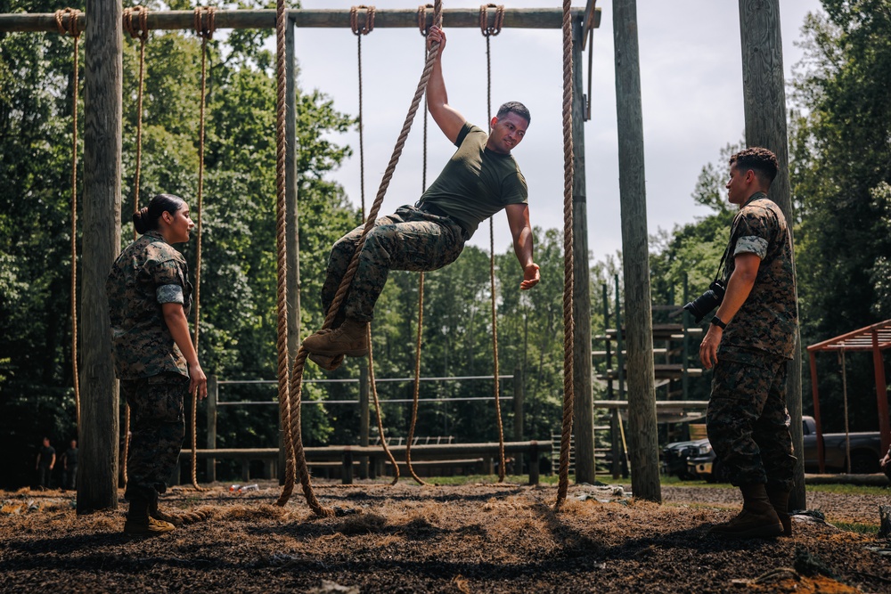 Force Fitness Instructor Course 3-25 conducts obstacle course demo