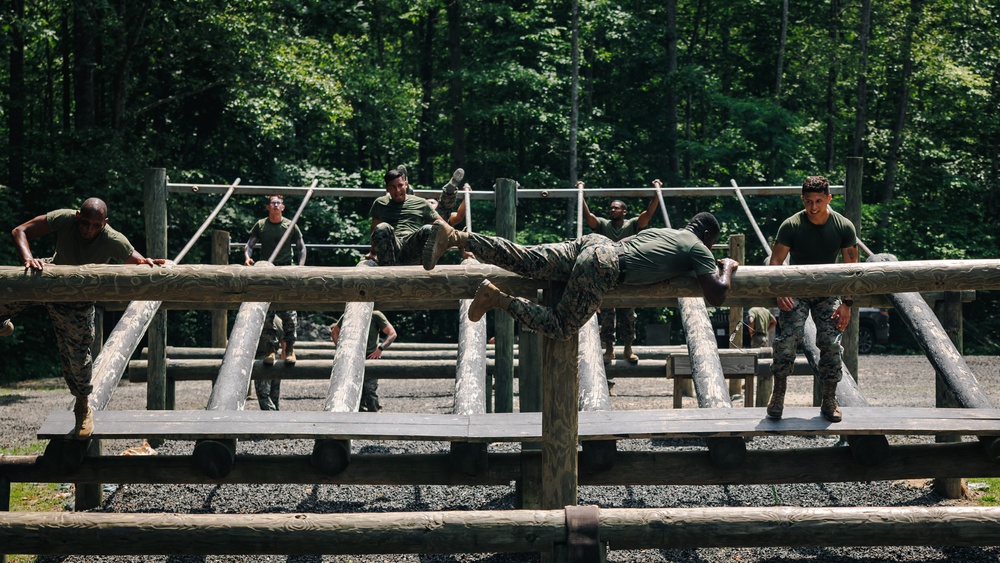 Force Fitness Instructor Course 3-25 conducts obstacle course demo