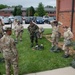 932nd airmen practice donning and taking off MOPP gear